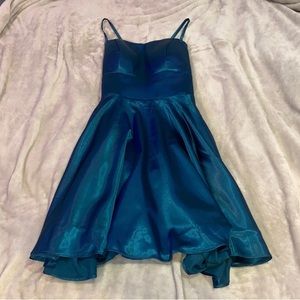 Deep Emerald Homecoming Dress